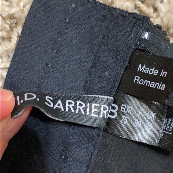 Black Silk Satin Lace Crystal Corset 34B - Picture 6 of 8